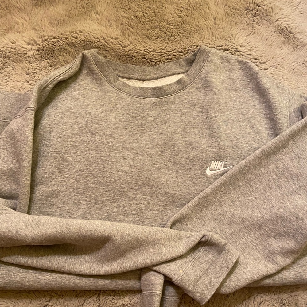 Oversized crew neck